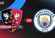 مباشر مباراة مانشستر سيتي ضد إكستر