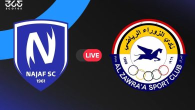 الزوراء ضد النجف