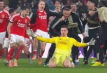 توربين - تيبو كورتوا - بنفيكا - ريال مدريد - دوري أبطال أوروبا - المصدر (Getty images)