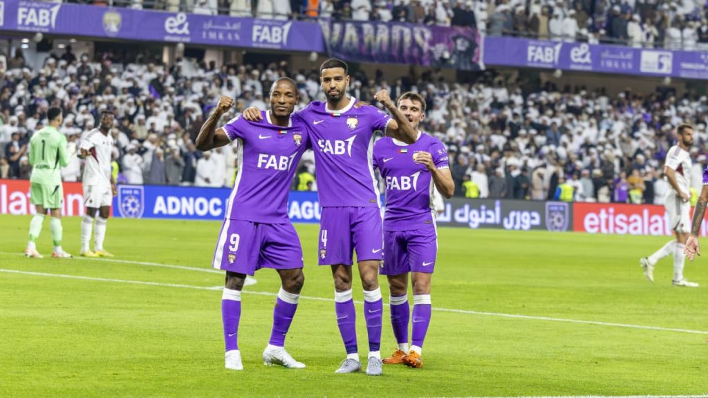 العين ضد الوحدة- المصدر: حساب رابطة المحترفين الإماراتية