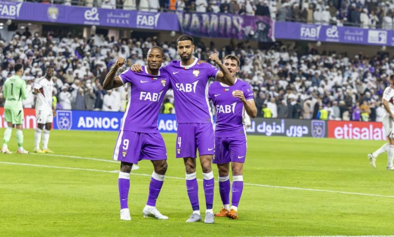 العين ضد الوحدة- المصدر: حساب رابطة المحترفين الإماراتية