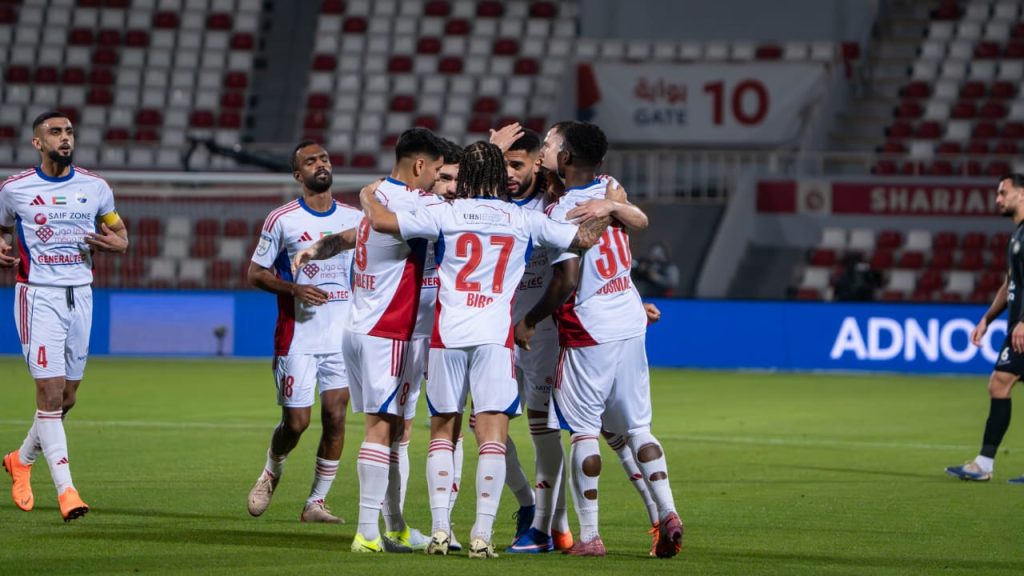 الشارقة ضد كلباء- المصدر: حساب رابطة المحترفين الإماراتية