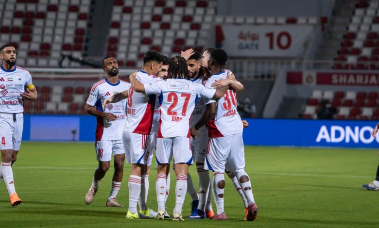 الشارقة ضد كلباء- المصدر: حساب رابطة المحترفين الإماراتية