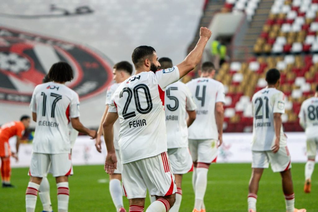 نبيل فقير لاعب الجزيرة- المصدر: حساب رابطة المحترفين الإماراتية