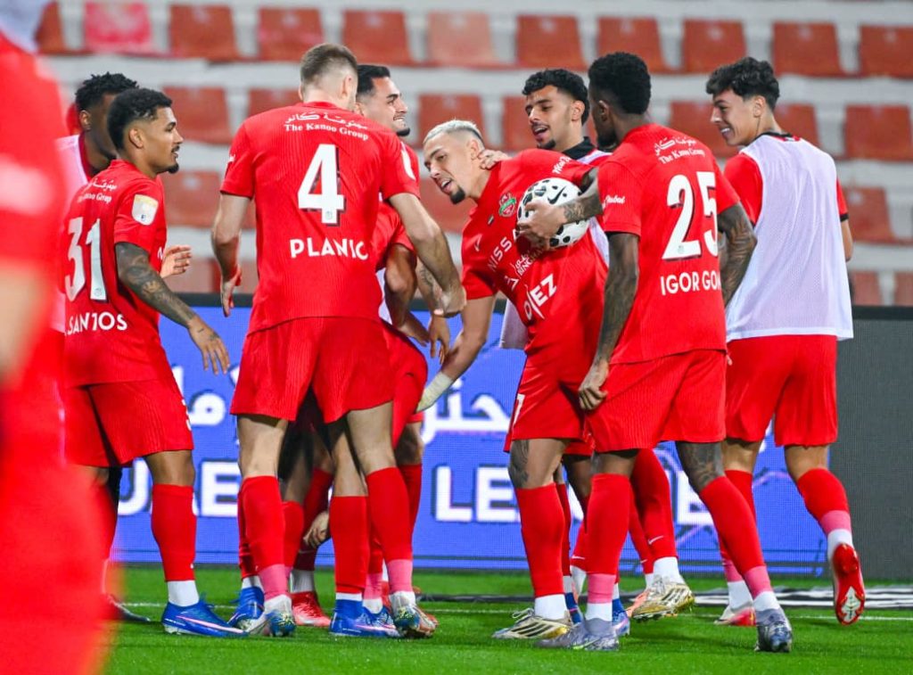 شباب الأهلي- المصدر: حساب رابطة المحترفين الإماراتية