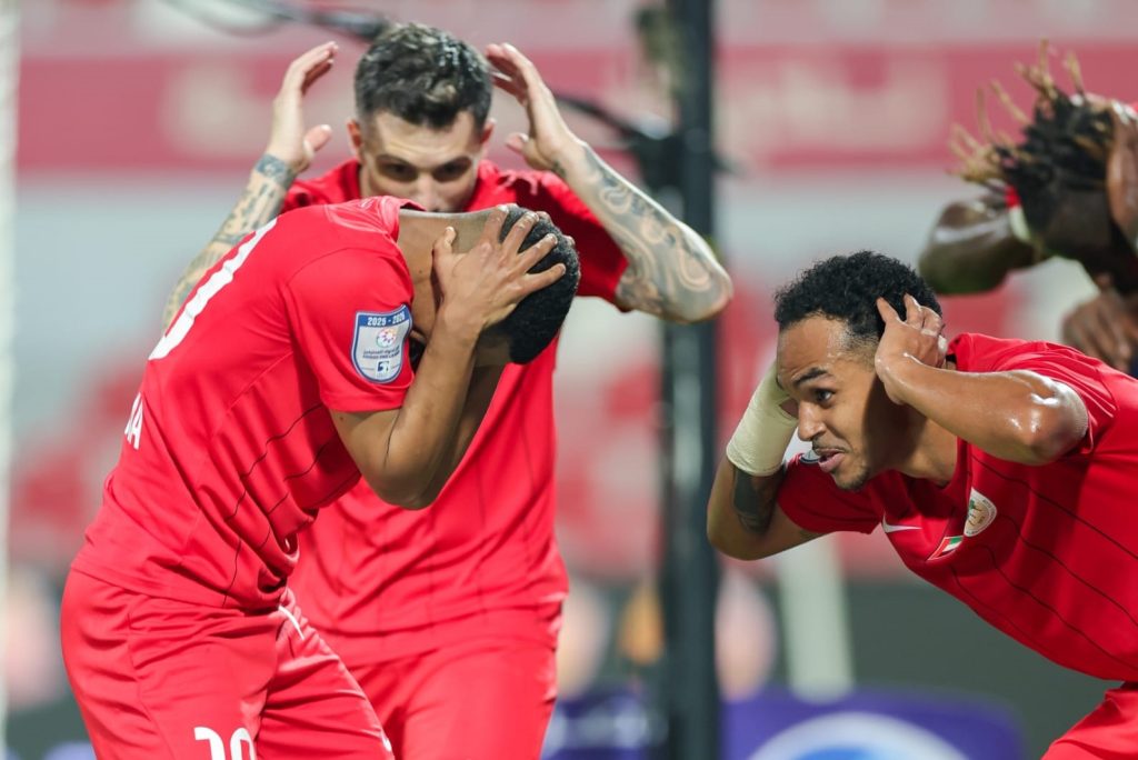 البطائح ضد الشارقة- المصدر: حساب رابطة المحترفين الإماراتية