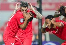 البطائح ضد الشارقة- المصدر: حساب رابطة المحترفين الإماراتية