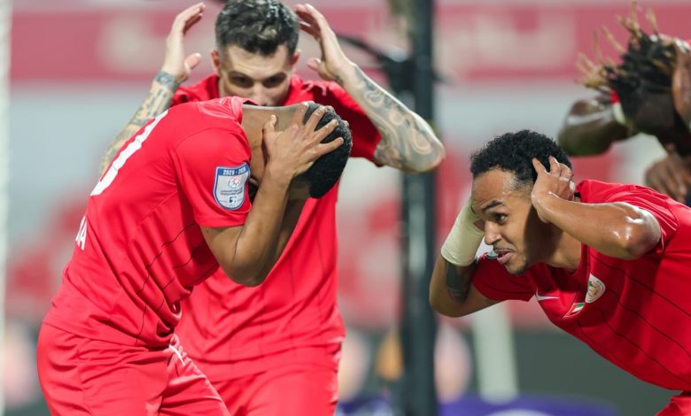 البطائح ضد الشارقة- المصدر: حساب رابطة المحترفين الإماراتية