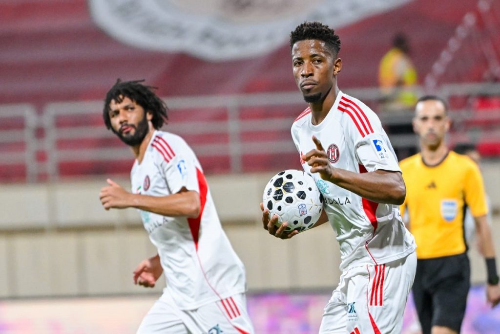 الجزيرة ضد البطائح- المصدر: حساب رابطة المحترفين الإماراتية