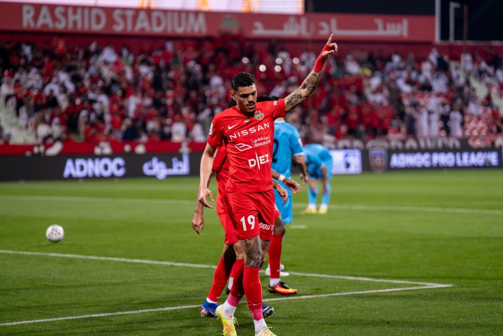 شباب الأهلي ضد دبا الفجيرة- المصدر: حساب رابطة المحترفين الإماراتية