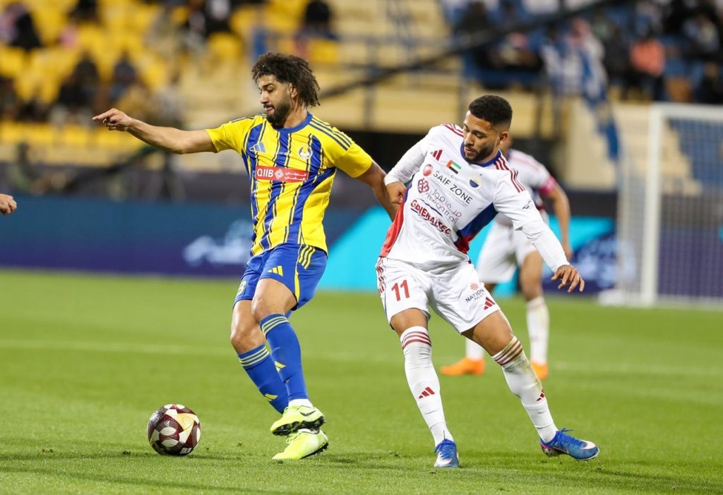 الشارقة ضد الغرافة- المصدر: حساب رابطة المحترفين الإماراتية