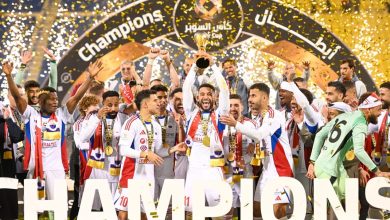 تتويج الشارقة بالسوبر القطري الإماراتي- المصدر: حساب رابطة المحترفين الإماراتية