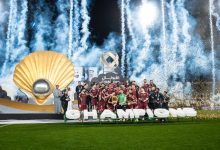 تتويج الوحدة بدرع التحدي- المصدر: حساب رابطة المحترفين الإماراتية