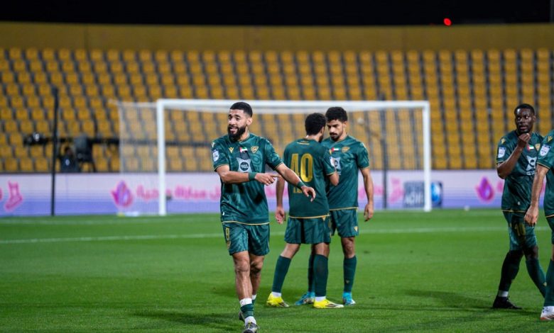 خورفكان والوصل- المصدر: حساب رابطة المحترفين الإماراتية