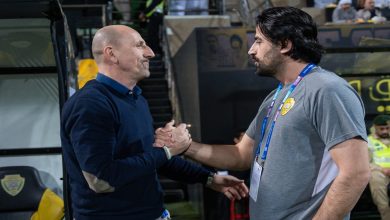 مسعود ميرال ودامير كرزنار- المصدر: حساب رابطة المحترفين الإماراتية