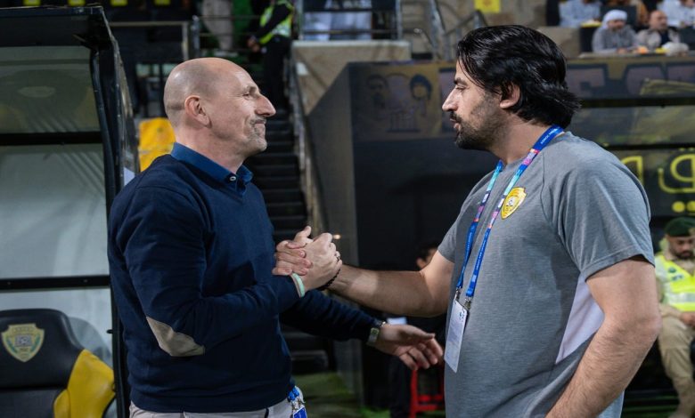 مسعود ميرال ودامير كرزنار- المصدر: حساب رابطة المحترفين الإماراتية