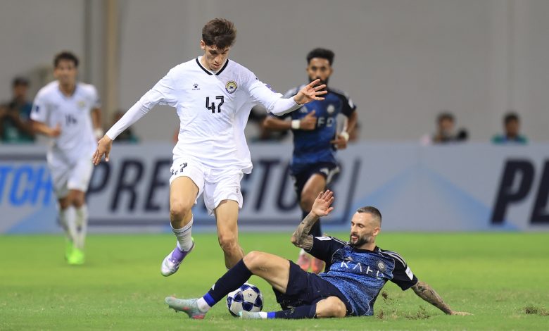 حيدر عبدالكريم - مباراة الزوراء ضد النصر Getty) Images)