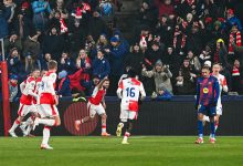 رافينيا - سلافيا براج ضد برشلونة المصدر (Getty images)