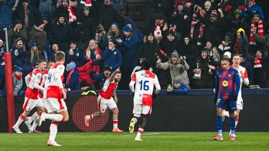 رافينيا - سلافيا براج ضد برشلونة المصدر (Getty images)