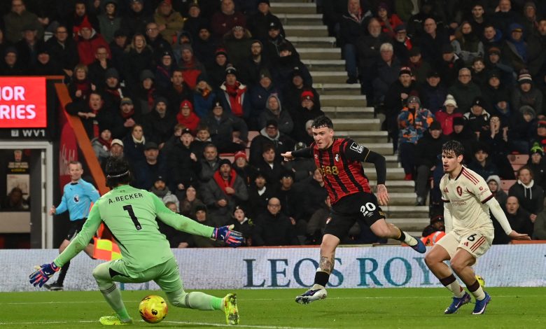 ليفربول ضد بورنموث - أليسون - (المصدر:Gettyimages)