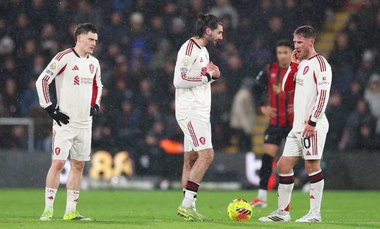 من مباراة ليفربول ضد بورنموث.. (المصدر:Gettyimages)