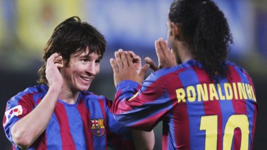 ليونيل ميسي - رونالدينيو - برشلونة - المصدر (Getty images