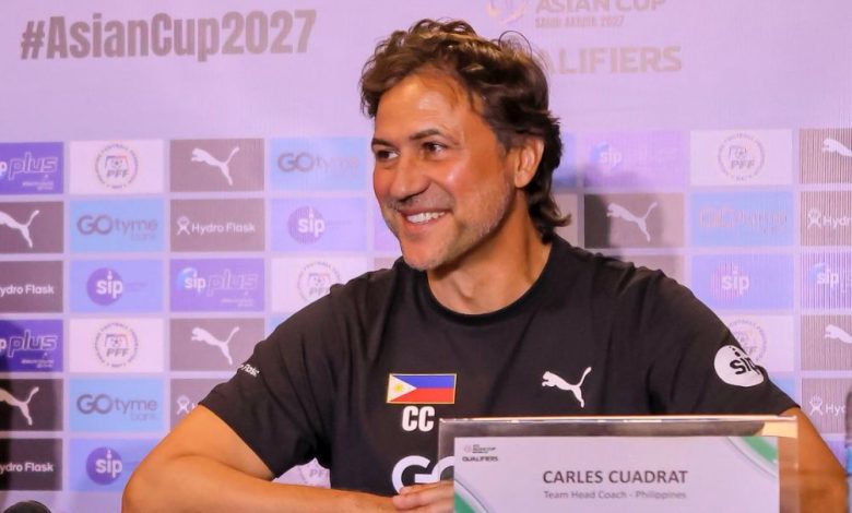 كارليس كوادرات لاعب برشلونة ومدرب الفلبين.. المصدر: كارليس كوادرات