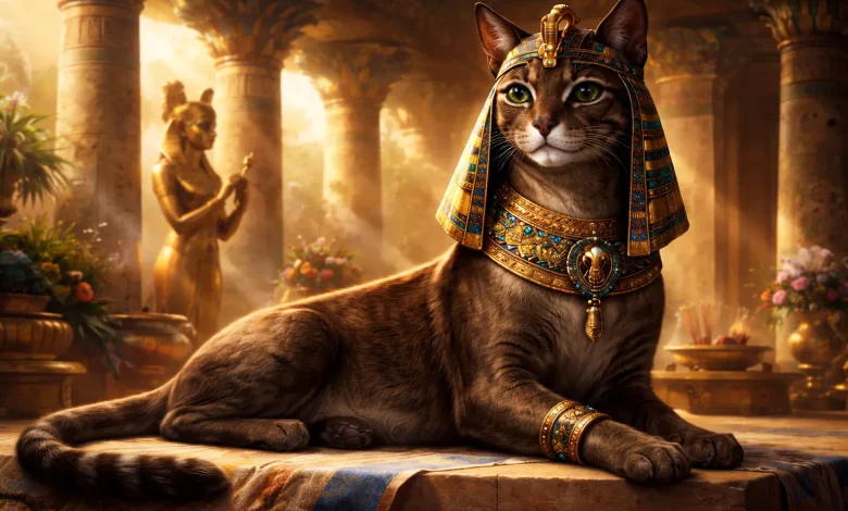 قط فرعوني - المصدر: ChatGPT