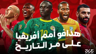 ترتيب هدافي كأس أمم إفريقيا على مر التاريخ