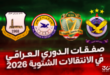 جميع الانتقالات الشتوية في الدوري العراقي 2026