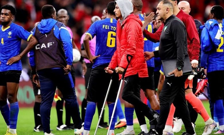 عز الدين أوناحي - منتخب المغرب (تصوير: عمر الناصري)