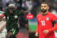 بث مباشر مجانًا.. رابط مشاهدة مباراة مصر ونيجيريا الآن في كأس أمم إفريقيا