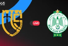 الرجاء ضد اتحاد تواركة في الدوري المغربي