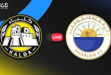 الشارقة ضد كلباء