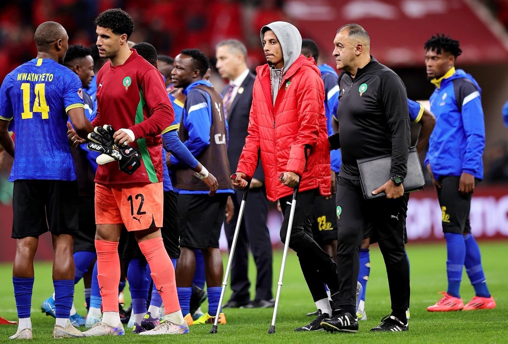 عز الدين أوناحي - منتخب المغرب (تصوير: عمر الناصري)