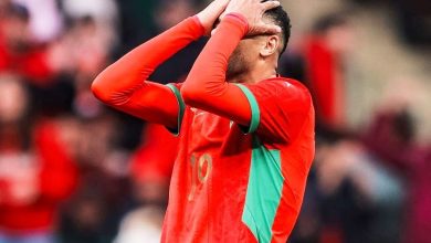 يوسف النصيري - منتخب المغرب (تصوير عمر الناصري)