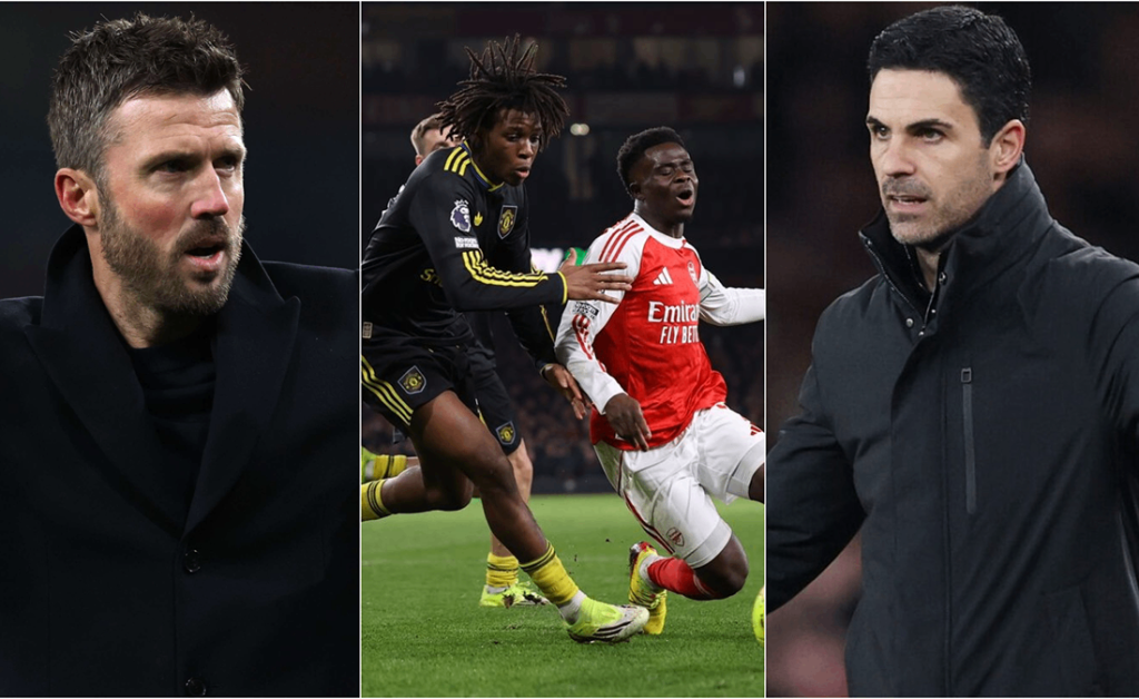 ميكيل أرتيتا - مايكل كاريك - أرسنال ومانشستر يونايتد