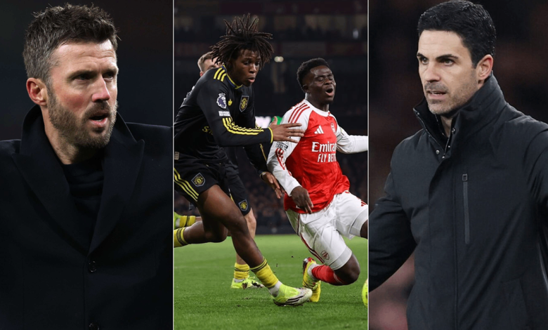 ميكيل أرتيتا - مايكل كاريك - أرسنال ومانشستر يونايتد