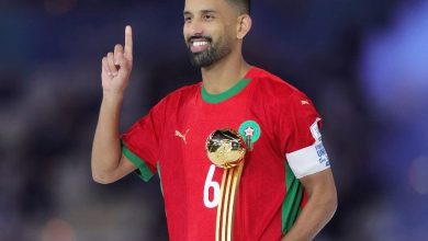 محمد ربيع حريمات - منتخب المغرب (تصوير عمر الناصري)