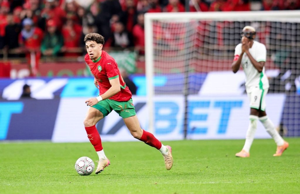 نائل العيناوي - منتخب المغرب (تصوير: عمر الناصري)