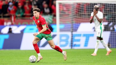 نائل العيناوي - منتخب المغرب (تصوير: عمر الناصري)