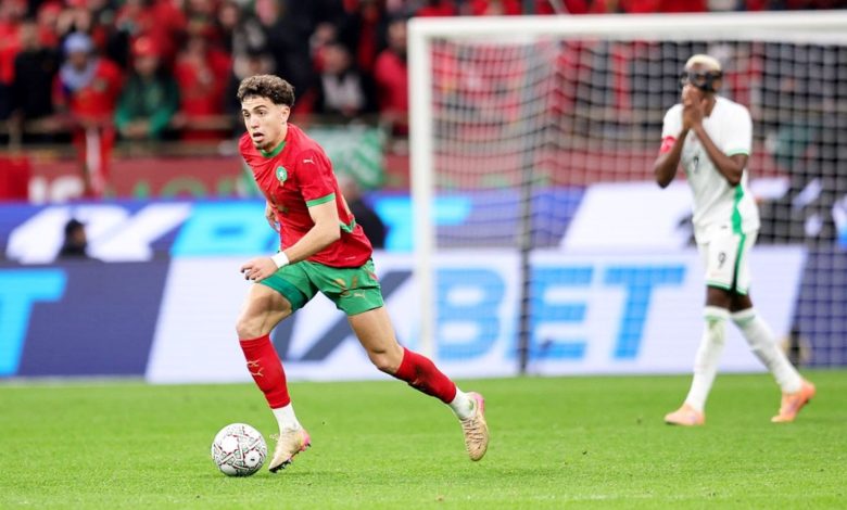 نائل العيناوي - منتخب المغرب (تصوير: عمر الناصري)