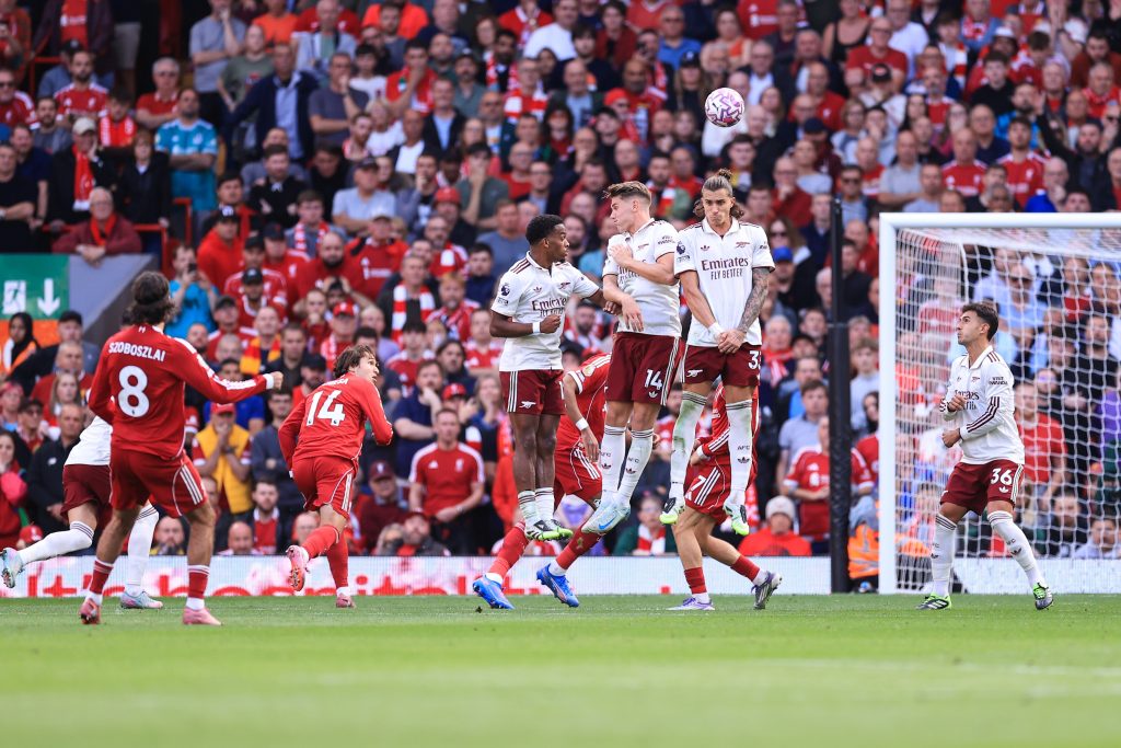 هدف سوبوسلاي ضد أرسنال (المصدر:Gettyimages)