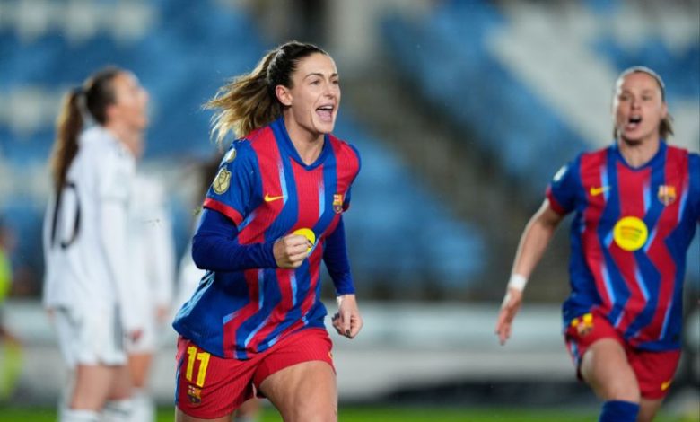 سيدات برشلونة ضد ريال مدريد.. (المصدر:Gettyimages)