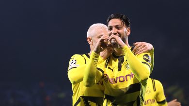 الجزائري رامي بن سبعيني مدافع بوروسيا دورتموند.. (المصدر:Gettyimages)