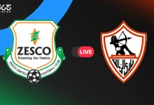 مباشر مباراة الزمالك ضد زيسكو يونايتد