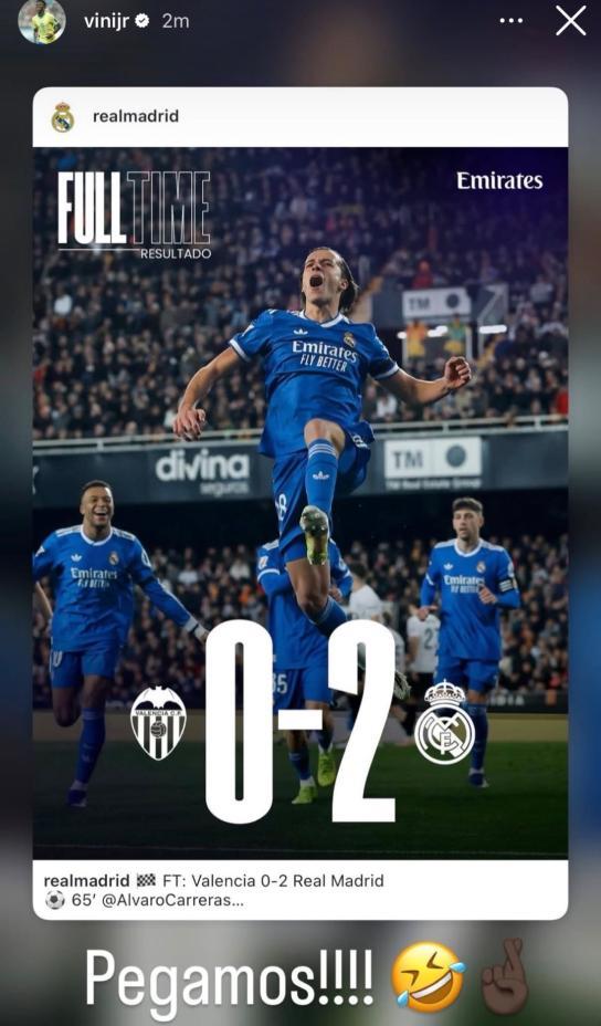 فينيسيوس يستفز جماهير فالنسيا