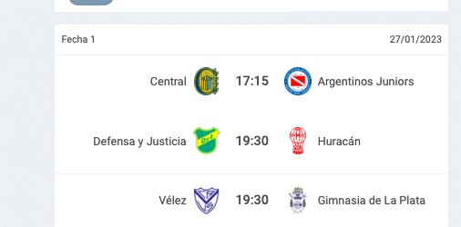 Así abre el fútbol argentino