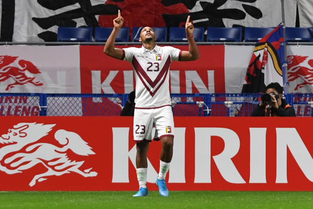 Venezuela vs Canadá: Salomón Rondón está a un espectacular nivel, siendo el máximo goleador de la vinotinto(Photo by Masashi Hara/Getty Images)