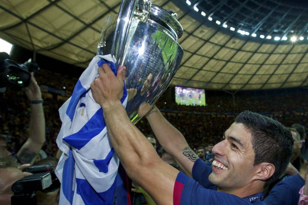 Luis Suárez lo ganó absolutamente todo con el Barcelona.